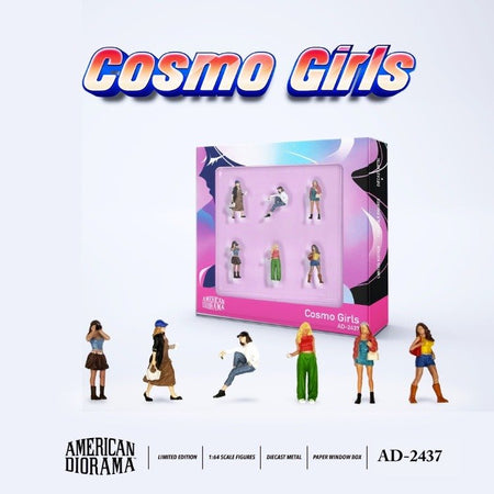 American Diorama 1:64 Figure Set: Cosmo Girls AD-2437