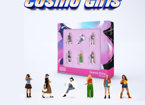 Load image into Gallery viewer, American Diorama 1:64 Figure Set: Cosmo Girls AD-2437
