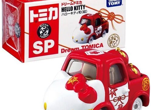 Load image into Gallery viewer, Takara Tomy Dream Tomica Die-cast car Sanrio SP Hello Kitty Apple Carry Red
