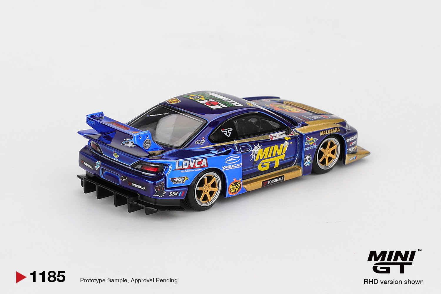 (Pre-order) MINI GT #1185 Nissan LB-Super Silhouette S15 SILVIA  #555 Team