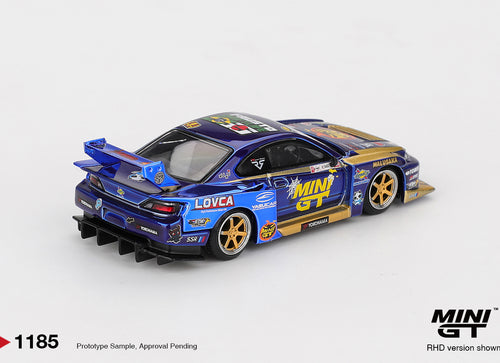 Load image into Gallery viewer, (Pre-order) MINI GT #1185 Nissan LB-Super Silhouette S15 SILVIA  #555 Team
