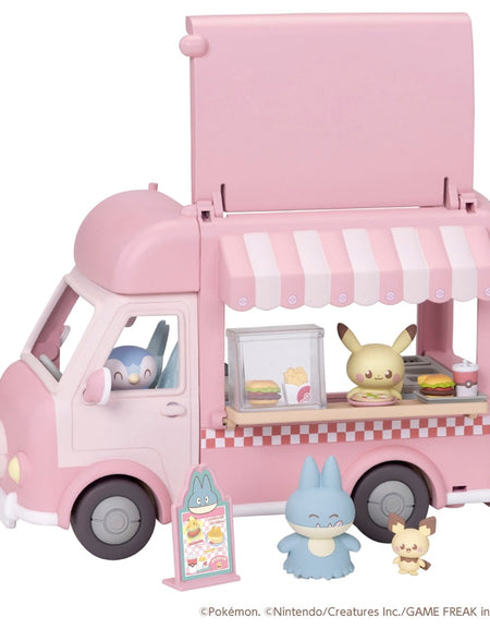 Takara Tomy Pokémon PokePiece Let's all help out! Mogumogu Kitchen Car
