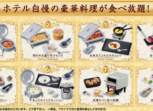 Load image into Gallery viewer, Re-ment Petit Sample Deluxe Hotel Buffet Complete BOX (Full set of 8pcs)
