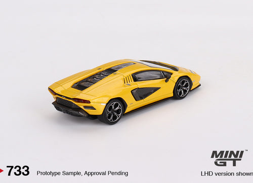 Load image into Gallery viewer, Mini GT #733 1/64 Lamborghini Countach LPI 800-4  New Giallo Orion
