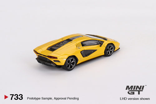 Load image into Gallery viewer, Mini GT #733 1/64 Lamborghini Countach LPI 800-4  New Giallo Orion
