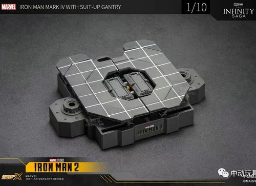 Load image into Gallery viewer, ZD Toys Marvel Avengers 1/10 MK4 &amp; Suit-up Gantry Action Figure Set
