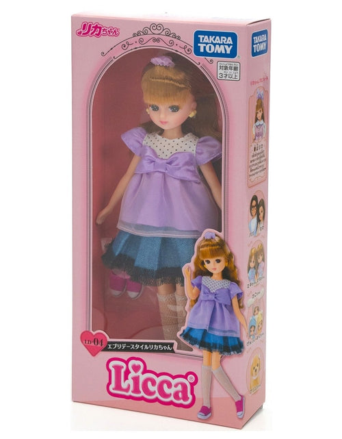 Load image into Gallery viewer, Takara Tomy Licca Chan Doll Set -  LD-04 Everyday Style Licca w/ Dress Set
