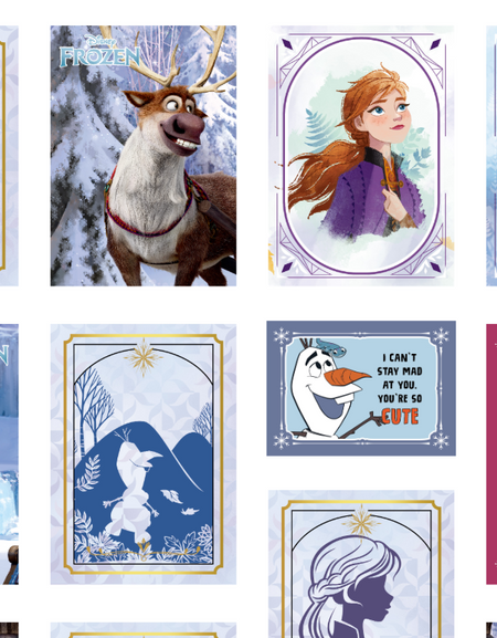 COSMOS Collectible Disney Snow Princess Collectible Card Box Set (80 cards SET)