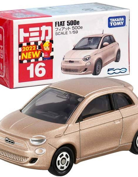 Takara Tomy Tomica Die-cast Car - Scale 1:59 NO.016 Fiat 500e