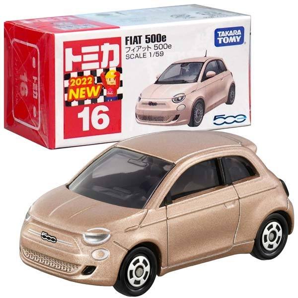 Takara Tomy Tomica Die-cast Car - Scale 1:59 NO.016 Fiat 500e