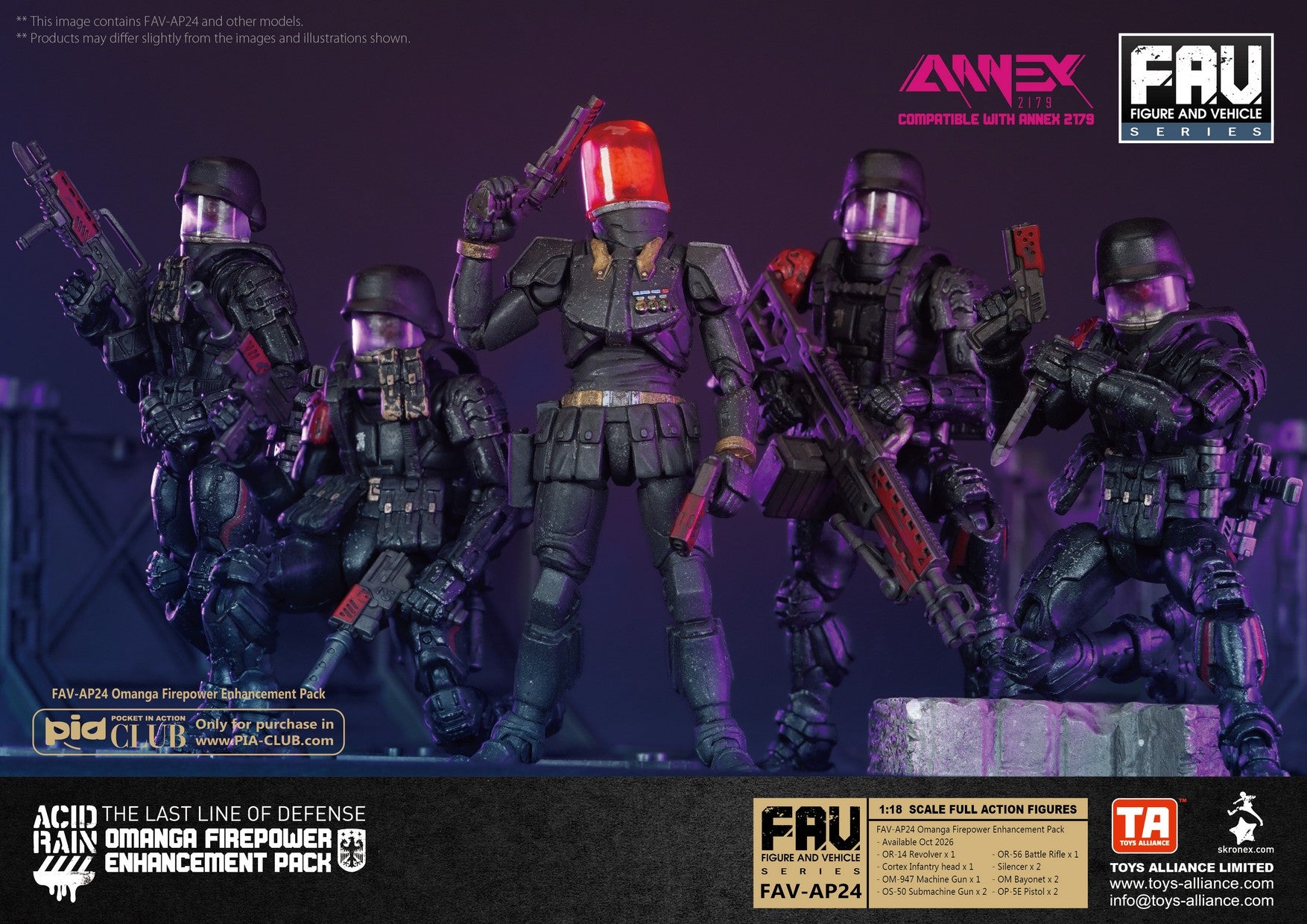 Toy Alliance Acid Rain FAV-AP24 Omanga Firepower Enhancement Pack