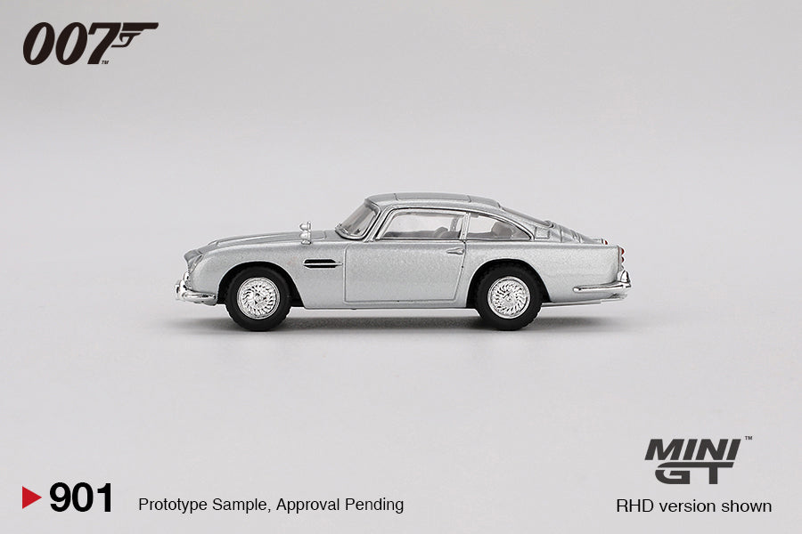 Mini GT #901 1/64 007 Aston Martin DB5 Thunderball with Poster Cards