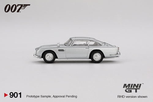 Load image into Gallery viewer, Mini GT #901 1/64 007 Aston Martin DB5 Thunderball with Poster Cards
