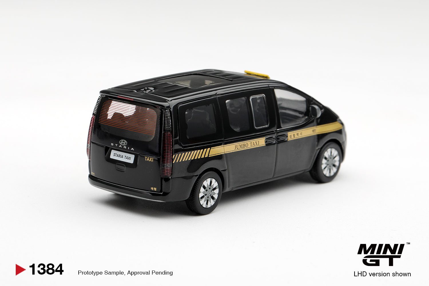 (Pre-order) Mini GT #1384 Hyundai Staria TAXI Diecast Model Car