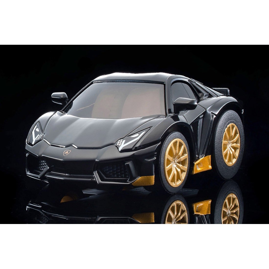 Takara Tomy Tomytec Choro Q zero Z-74c Lamborghini Aventador Miura Homage Black