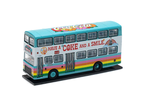 Load image into Gallery viewer, Tiny City Diecast Model Car CMB Leyland Victory Mk2 Duple MetSec (110) Coca-Cola
