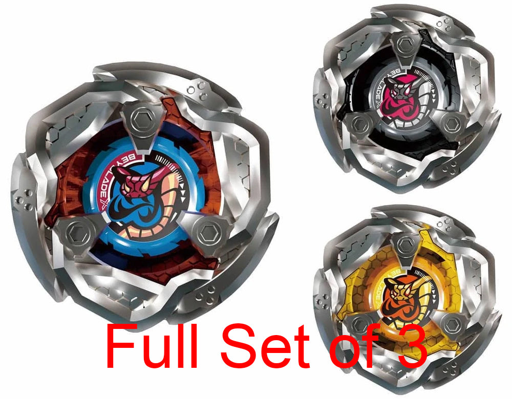 Takara Tomy Beyblade X BX-16 Booster Vol1 Viper Tail Select FULL SET
