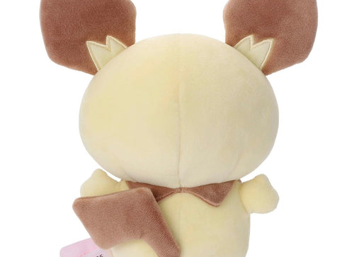 Load image into Gallery viewer, Takara Tomy Arts Pokemon PokePiece Mocchi Mocchi Style Plush Toy Pichu
