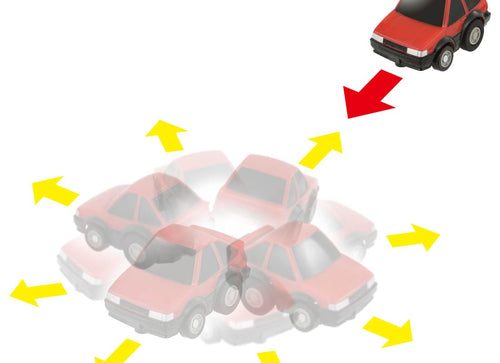 Load image into Gallery viewer, Takara Tomy Tomica ChoroQ Pull Back Diecast e-04 Toyota Corolla Levin (AE86)
