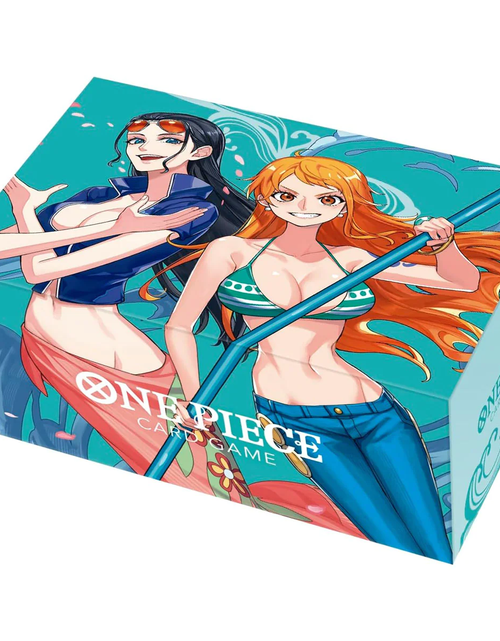 Load image into Gallery viewer, Bandai ONE PIECE CARD GAME Official Storage  Box Nami &amp; Robin
