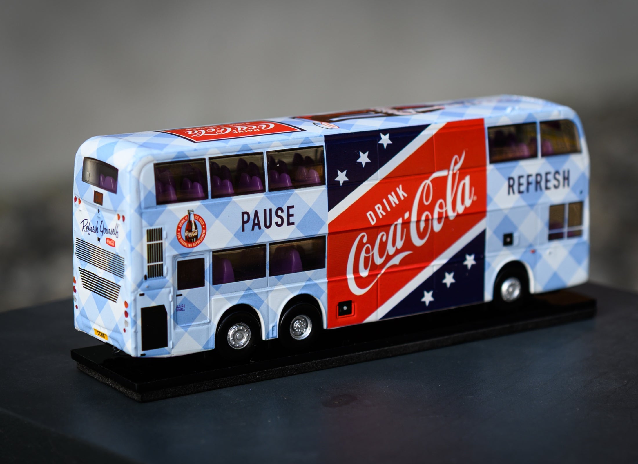 Tiny City Die-cast Model Car - ADL Enviro500 MMC 12m Coca-Cola Model Bus