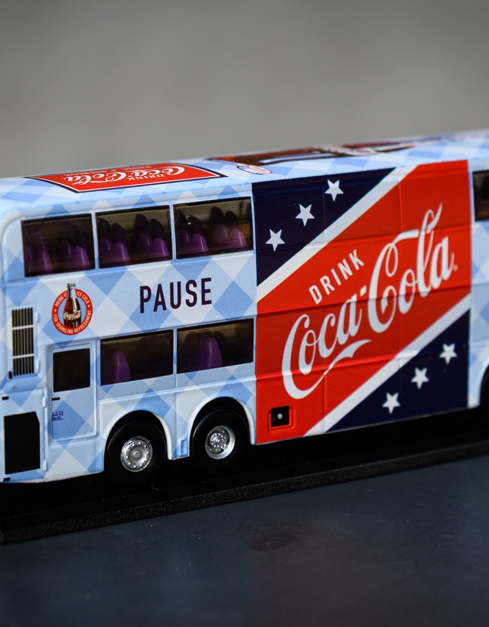 Tiny City Die-cast Model Car - ADL Enviro500 MMC 12m Coca-Cola Model Bus