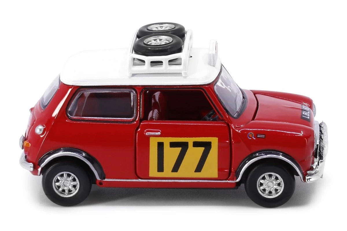 TINY Hong Kong #177 Mini Cooper Rally Red Mk1 Scale 1:50 Diecast Mini  Car