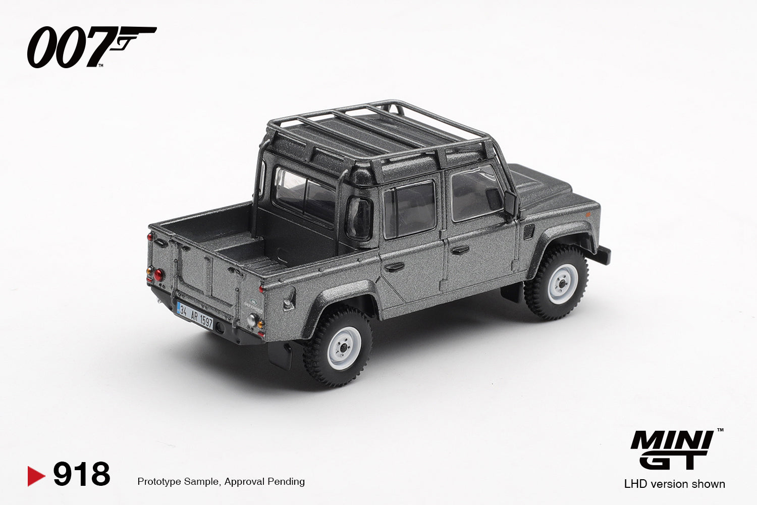 (Pre-order) Mini GT #918 Land Rover Defender 110 Crew Cab 007 Skyfall Diecast