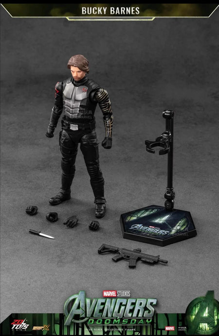 ZD Toys Marvel Avengers Doomsday 1/10 Winter Soldier Action Figure Set
