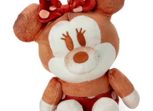 Load image into Gallery viewer, Takara Tomy ARTS Disney Soft Plush Nui Bread Style S Size Sitting Minnie Mouse
