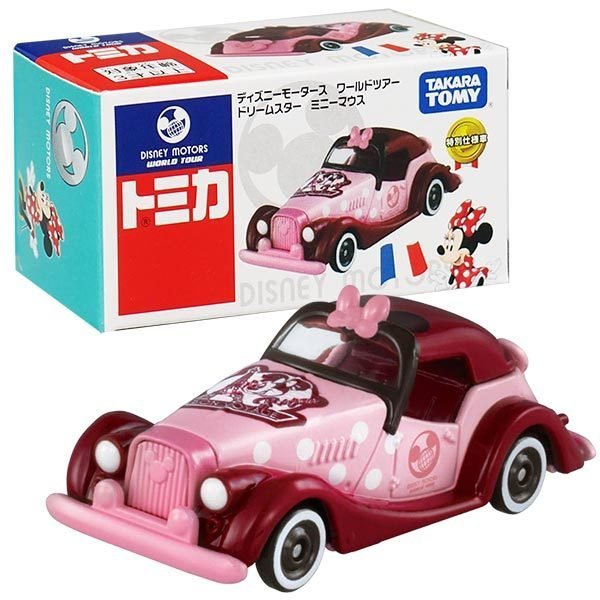 Takara Tomy Tomica Disney Motors Die-cast Car - World Tour Dream Star Minnie