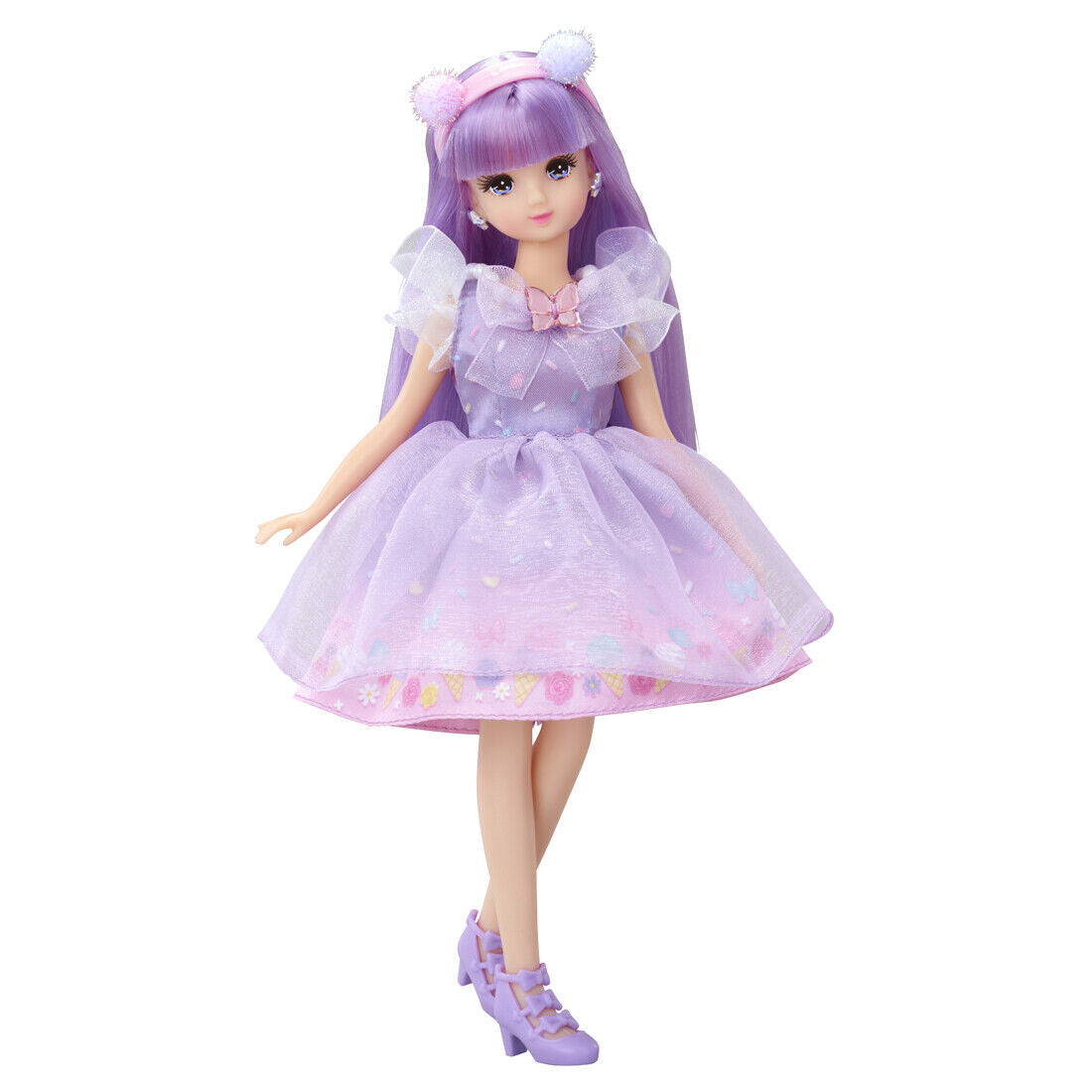 Takara Tomy Licca Chan Doll Set Kiratto Color Change Gelato Moe (1st)