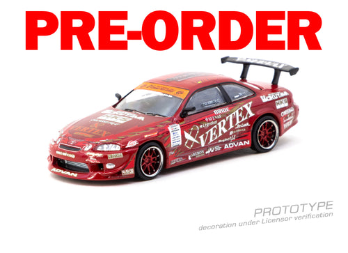 Load image into Gallery viewer, (Pre-order) Tarmac Works 1/64 Vertex Ridge TE3005 Soarer with Tarmac Cards Set
