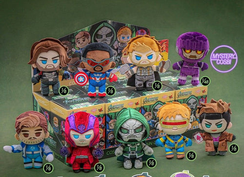 Load image into Gallery viewer, Hot Toys Marvel Avengers Doomsday Cosbi Plush Keychain Collection(Full set of 8)
