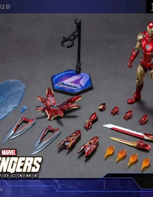 Load image into Gallery viewer, ZD Toys Marvel Avengers 1/10 Iron Man MK85 Action Figure with LIGHTING Function
