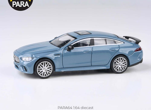 Load image into Gallery viewer, PARA64 1/64 Mercedes-AMG GT 63 S China Blue RHD Diecast Model Car

