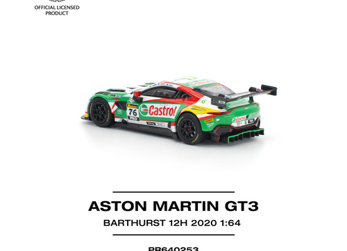 Load image into Gallery viewer, (Pre-order) POPRACE 1/64 ASTON MARTIN VANTAGE GT3 BATHURST 12H 2020 Model Car
