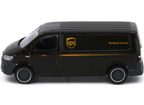 Load image into Gallery viewer, Tiny City 125 1/64 Die-cast Model Car - Volkswagen T6 Transporter UPS
