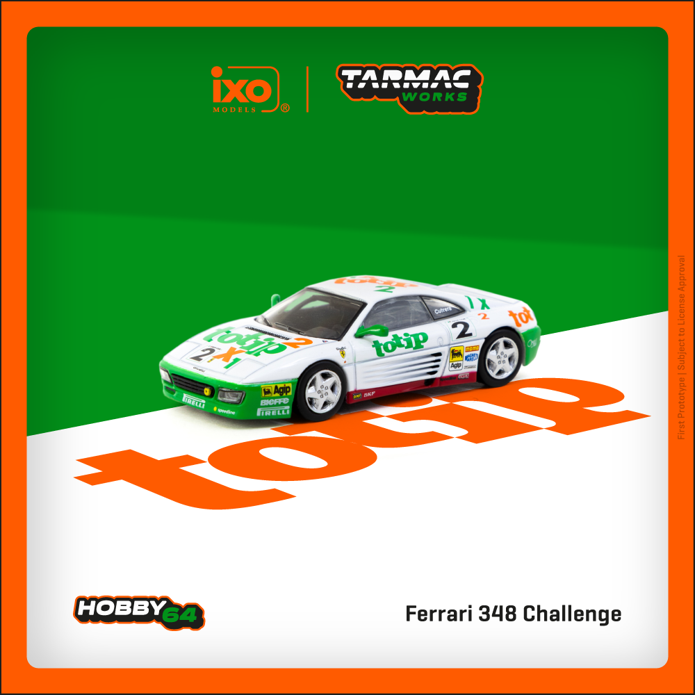 Tarmac Works 1/64 Ferrari 348 Challenge 1993  Paolo Cutrera Car