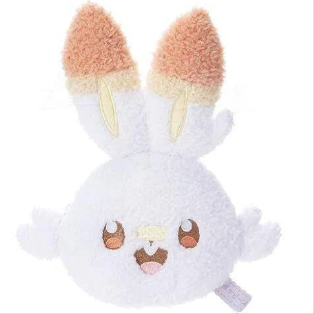 Takara Tomy Pokemon Soft Plush Toy - Pokepeace Plush Pouch Scorbunny