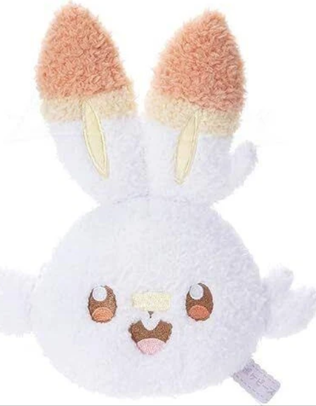 Takara Tomy Pokemon Soft Plush Toy - Pokepeace Plush Pouch Scorbunny