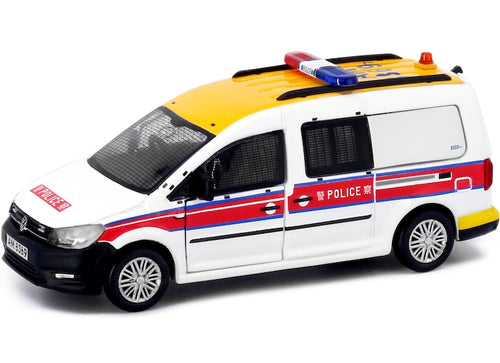 Load image into Gallery viewer, Tiny City 61 Die-cast Model Car - Volkswagen Caddy Police Airport District
