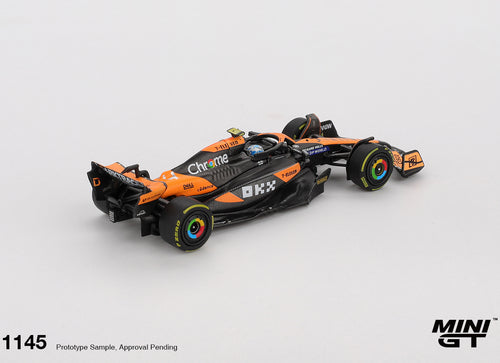 Load image into Gallery viewer, (Pre-order) MINI GT #1145 McLaren MCL38 #4 Lando Norris 2024 F1 2024 Hungarian
