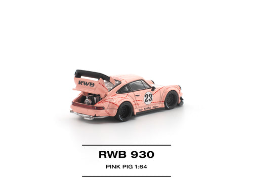Load image into Gallery viewer, (Pre-order) POPRACE 1/64 - RWB 930 "PINK PIG" Diecast Model Car
