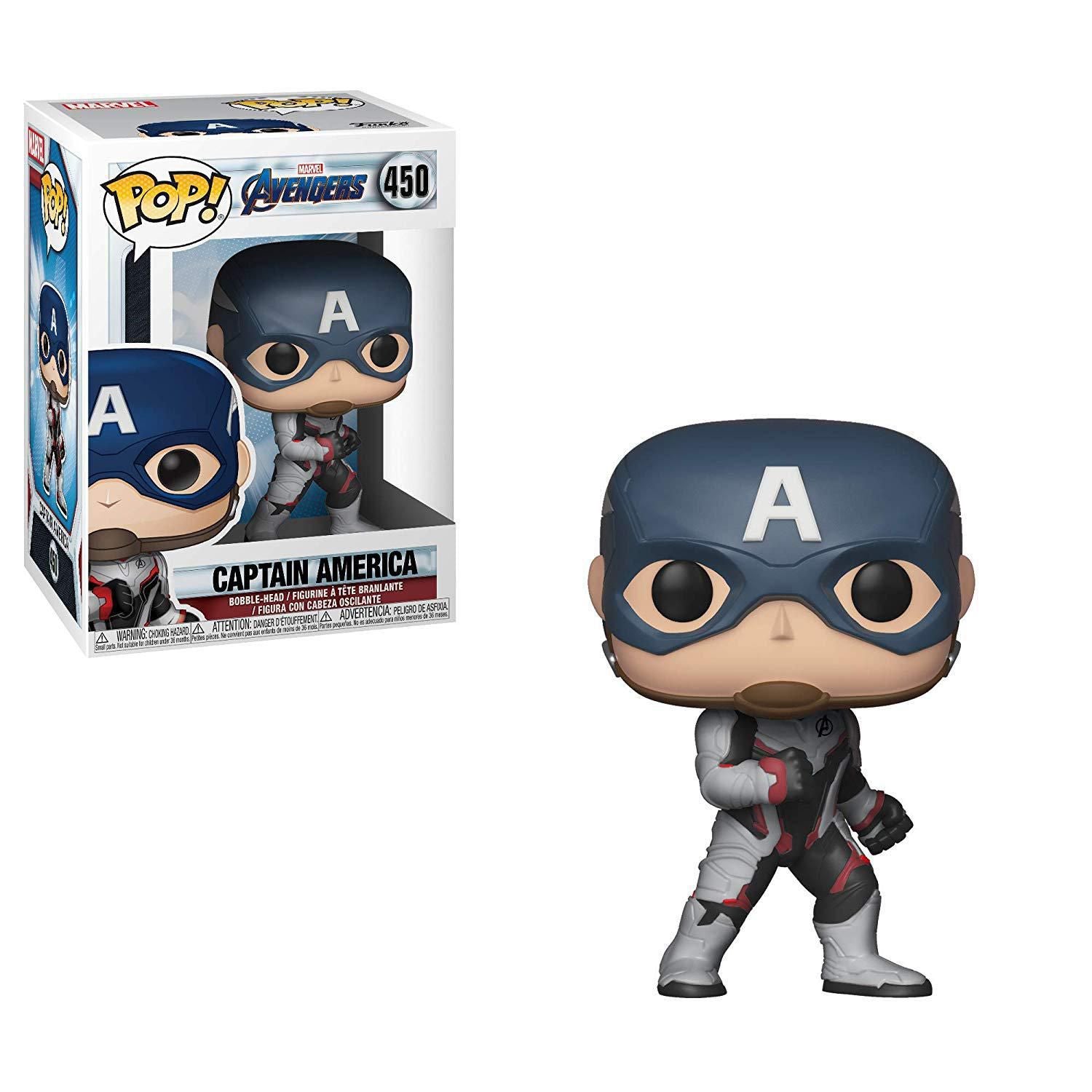 Funko Pop! Vinyl Marvel: Avengers Endgame Captain America #450   Figure