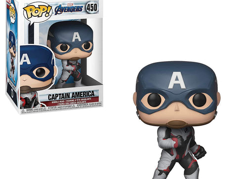 Load image into Gallery viewer, Funko Pop! Vinyl Marvel: Avengers Endgame Captain America #450   Figure
