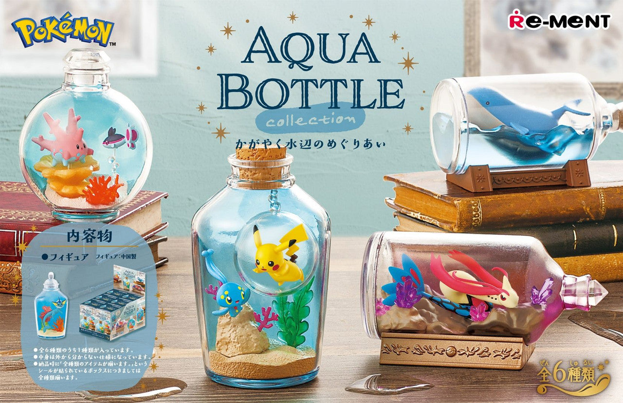 RE-MENT Pokemon Aqua Bottle Collection 2 Box Set (full set of 6 pcs)