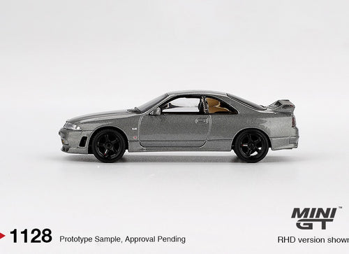 Load image into Gallery viewer, Mini GT #1028 NISSAN Skyline GT-R Dark Metal Gray (NISMO BCNR33 CRS
