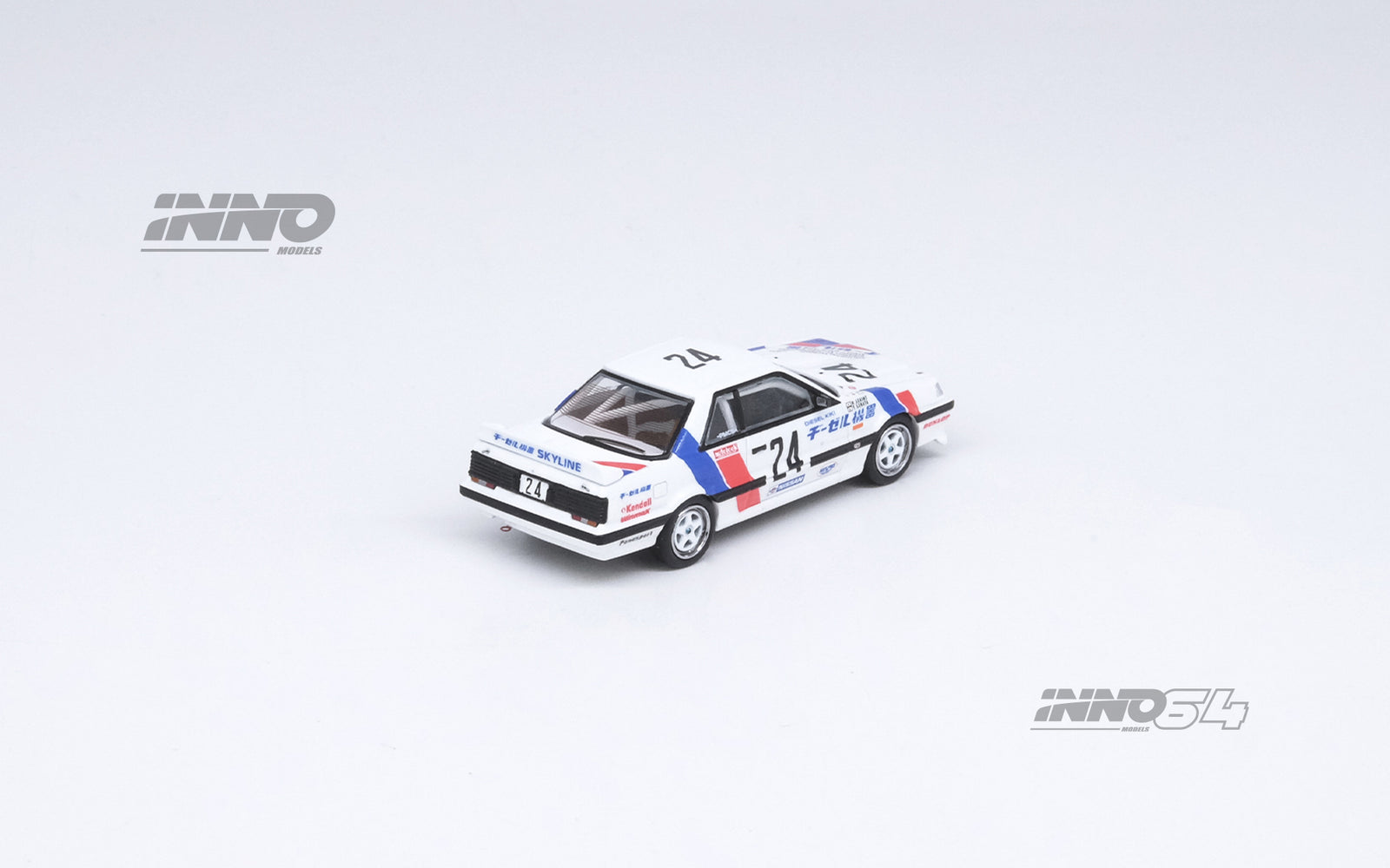 INNO64 1/64 NISSAN SKYLINE GTS-R (HR31) #24 "DIESEL KIKI" JTC 1988