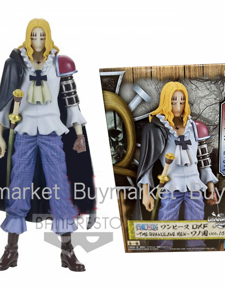 Banpresto [DXF] One Piece The Grandline Men Vol15 Basil Hawkins Wano Kuni Figure